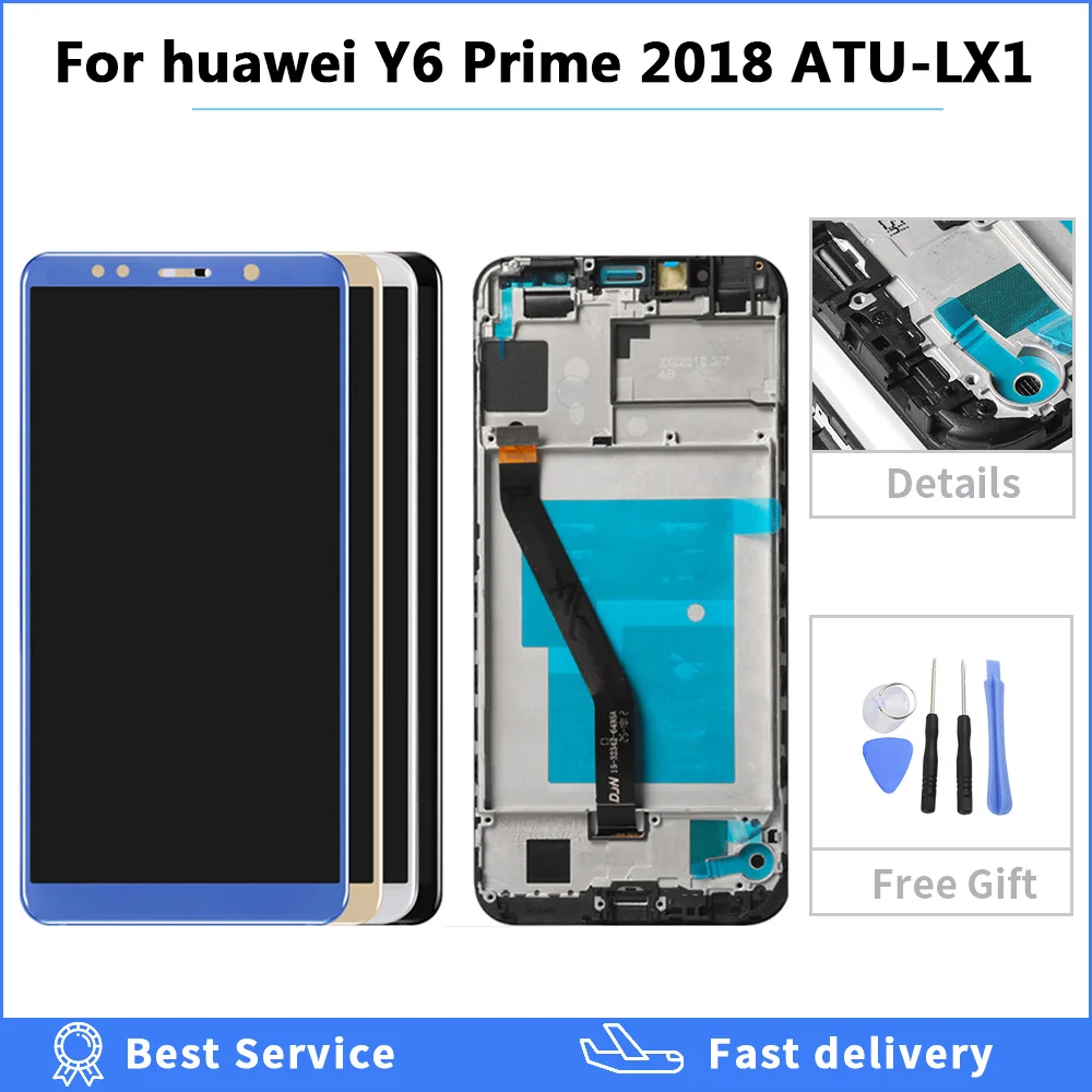 Y6 Prime ЖК-дисплей для huawei Y6 ЖК-дисплей ATU L11 L21 L22 LX1 LX3 L31 L42 сенсорный экран дигитайзер сборка с рамкой инструмент