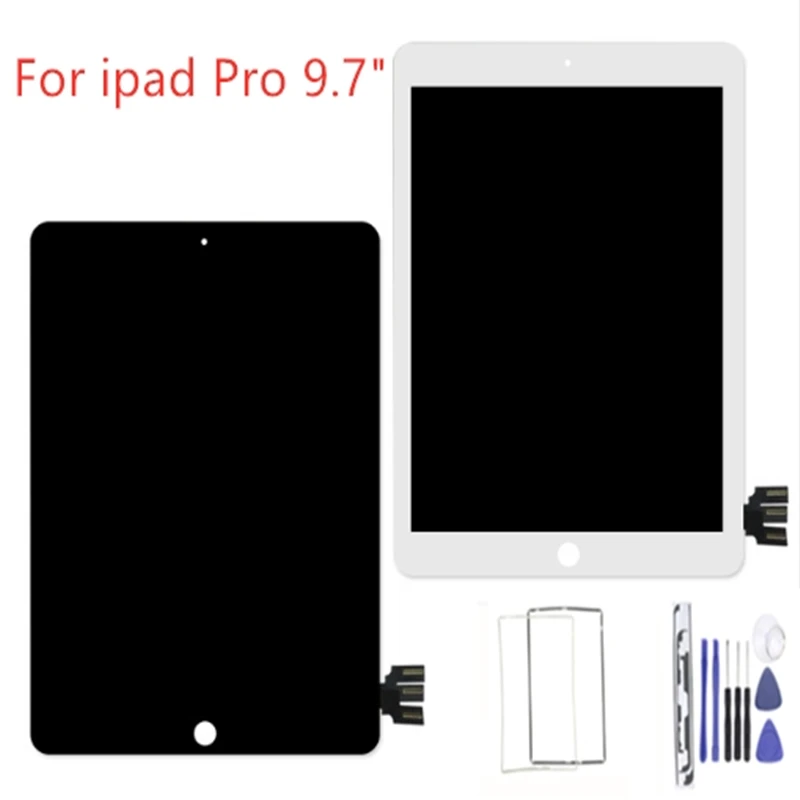 

1Pcs 100% Tested 9.7'' LCD Display Touch Screen Digitizer Assembly Replacement Part For iPad Pro 9.7" A1673 A1674