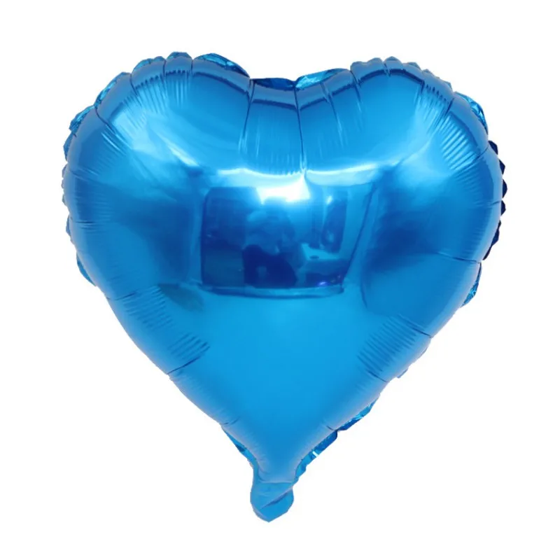 50 шт./компл. 18 дюймов в форме сердца алюминиевая фольга Свадебный шар праздничное украшение для комнаты любовь воздушный шар из фольги - Цвет: A3