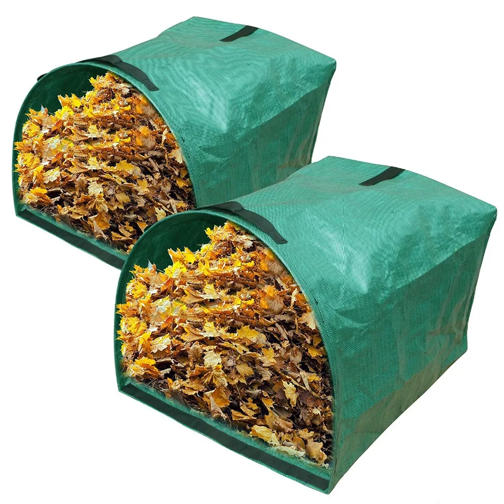 Reusable Garden Bags Collapsible Yard Waste Bags and Debris Container