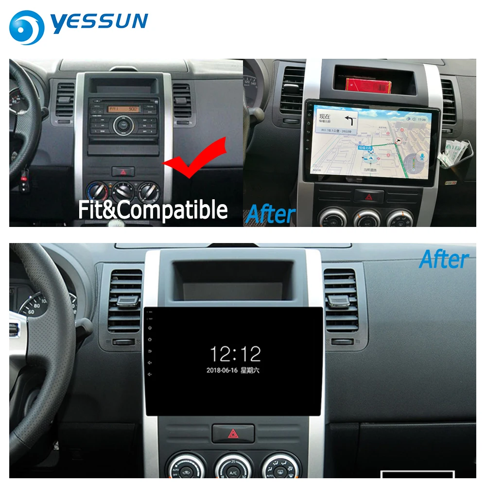 Excellent YESSUN For Nissan X-Trail X Trail 2007-2014 Car Android Radio Carplay GPS Navi maps Navigation Player Stereo no CD DVD 6 Excellent YESSUN For Nissan X-Trail X Trail 2007-2014 Car Android Radio Carplay GPS Navi maps Navigation Player Stereo no CD DVD 6