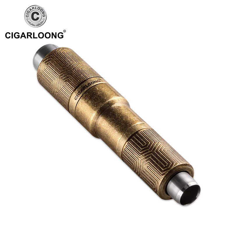 

Cigarloong cigar bronze cigar hole saw cigar knife cigar scissors size 2 function