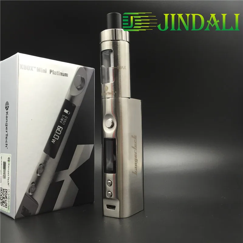 Original Kanger Kbox mini platinum mod with Cltank atomizer Electronic Cigarette Temperature Control 60W Vaporizer Mod