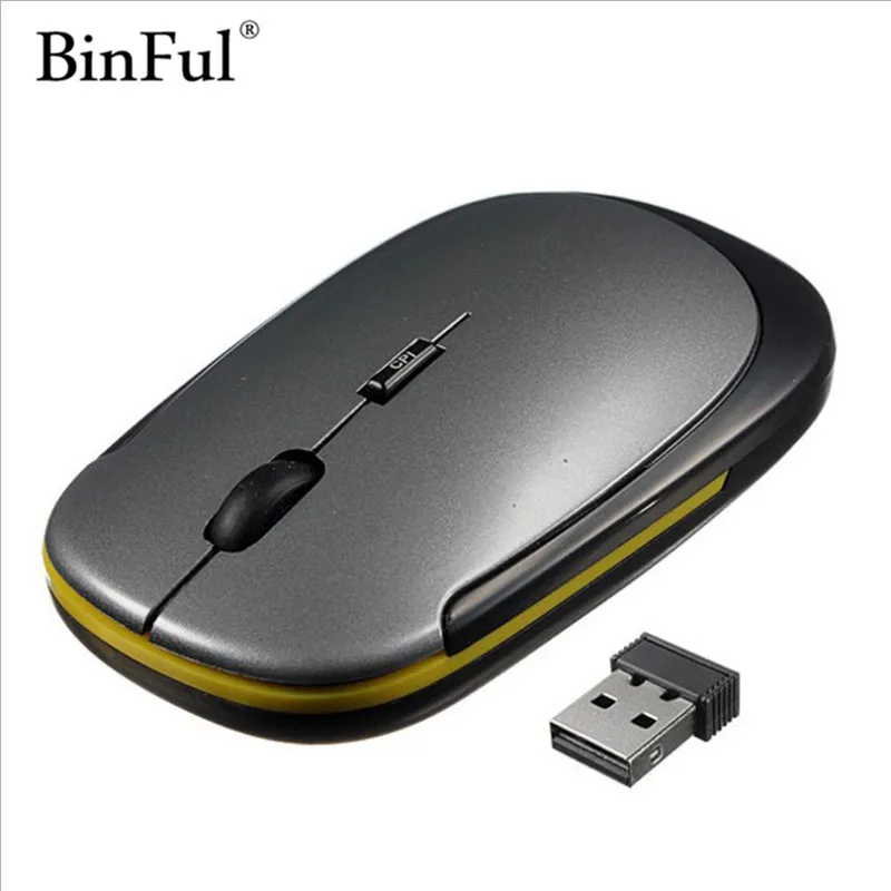 

2.4G wireless mouse USB Receiver ultra thin Slim Mini Wireless Optical Mouse Mice for Laptop PC Optical Gaming Mouse