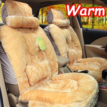 

2015 winter car cushion seats covers warm faux fur car interior accessories car pad cover for car ventilated decorative cushions