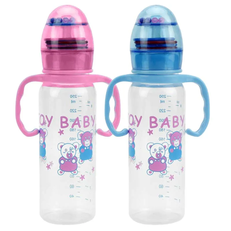 Детские ручные бутылки, бутылочки для малышей, 250 мл, Кормление младенцев, аксессуары на осень, стандартная шея, большое молоко для новорожденных с