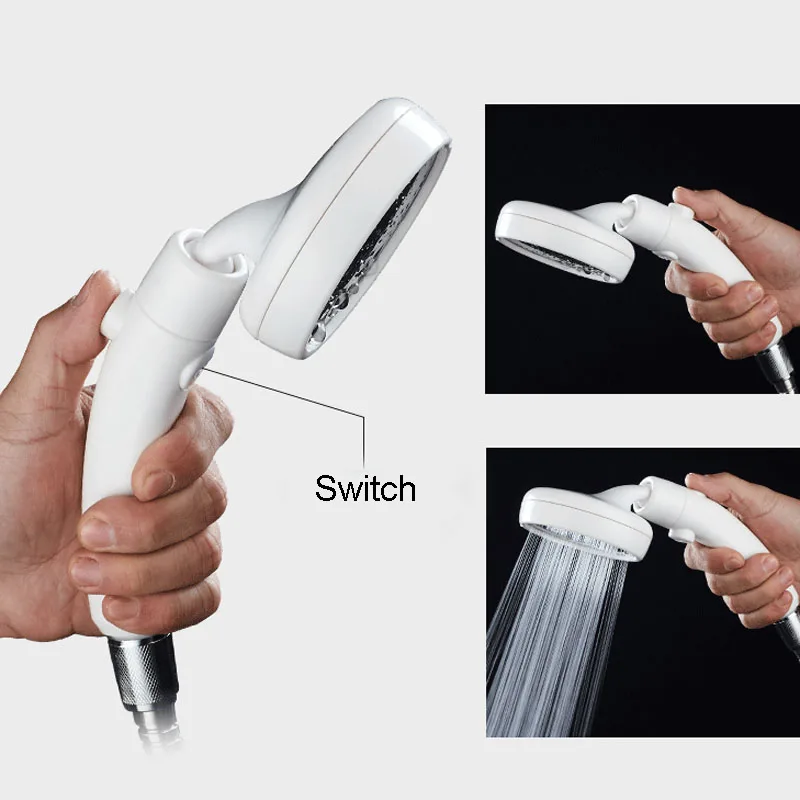 High Pressure Water Saving Handheld Bath Sprayers Rotatable Water