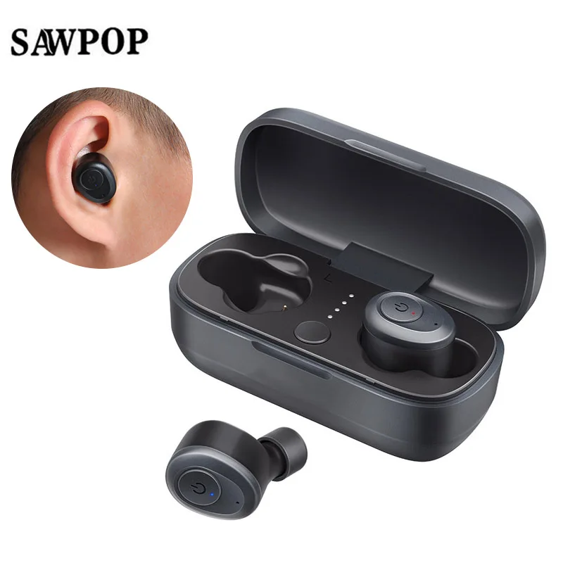 

Bluetooth 5.0 TWS True Wireless Headphones Earbuds Charging Box HiFi Stereo iphone Earphones Bilateral Call IPX4 Waterproof