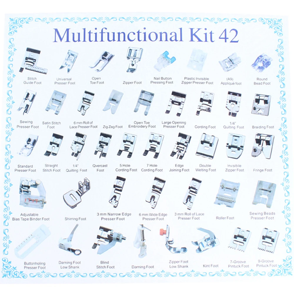 DIY бытовые аксессуары для шитья & Prop наборы 32/42/52/62 шт швейная машинка дома лапки