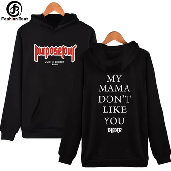 

Justin Bieber Hoodies Purpose Tour Star Pop Singer Clothes Fans Gift Mv Hoodie Hip Hop Streetwear Cotton Sweatshirts Plus Size