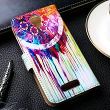 Painted PU Leather Cases For Micromax AQ5001 Canvas Juice 2 AQ 5001 Covers Card Holders Phone Bags TPU Shell Wallet Flip Holster