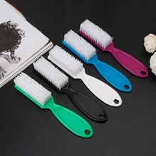 Poeira do prego Esfrega Unha Escova De Plástico Para Arquivo Manicure Pedicure Ferramenta de Limpeza de Poeira(China)