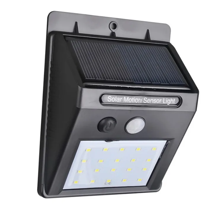 

Waterproof Outdoor Wall lamp Bulb LED Solar Porch light Powered By Solar Panel PIR Motion Sensor For Path Street Garden lighting