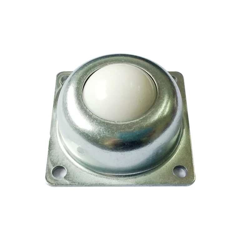 2PCS/LOT CY38a 38mm Ball Bearing Nylon Roller Carbon Steel Flange Base