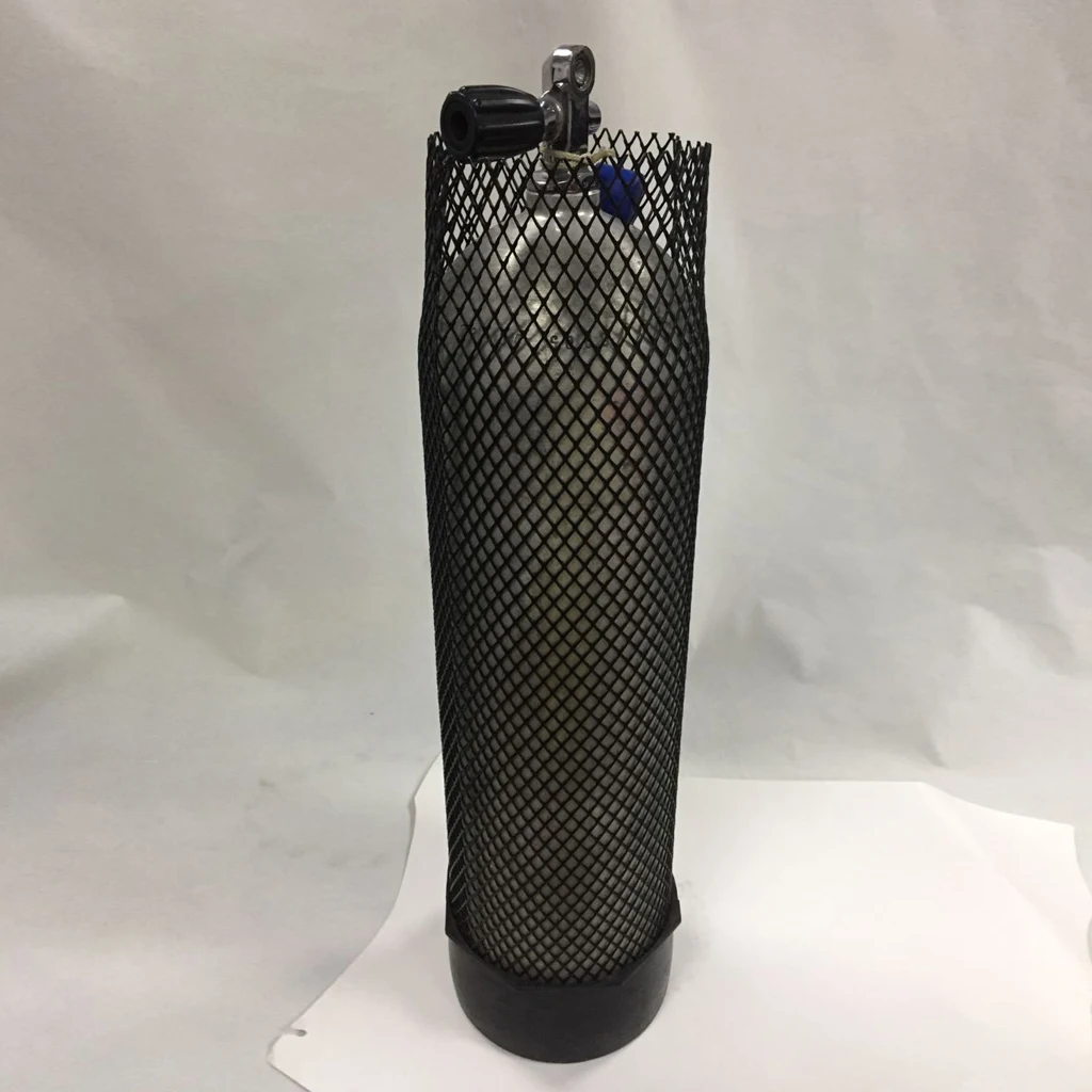 Durable Scuba Diving Tank Mesh Anti-scratch Snorkeling 7.25-8inch Cylinder Net Protector Reusable Dive Tank Protective Sleeve 