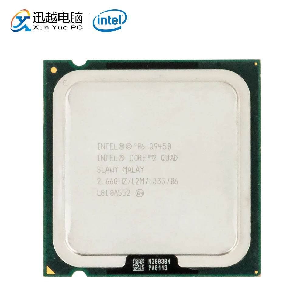 Intel Core 2 Quad Q9450 настольный процессор четырехъядерный 66 ГГц 12 МБ кэш FSB 1333 LGA 775 9450 б/у