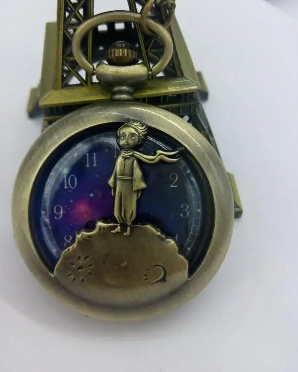 

Vintage starry sky pattern Animation cartoon Hollow out pendant steam punk Necklace pocket watches