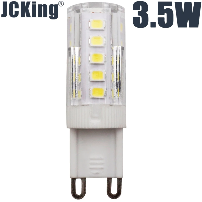 JCKing(упаковка из 10) 3 Вт G9 светодиодный светильник 40 SMD 2835 Светодиодный s AC120V/220 V теплый белый/холодный белый галогенная лампа светодиодный G9 Капсульная лампа