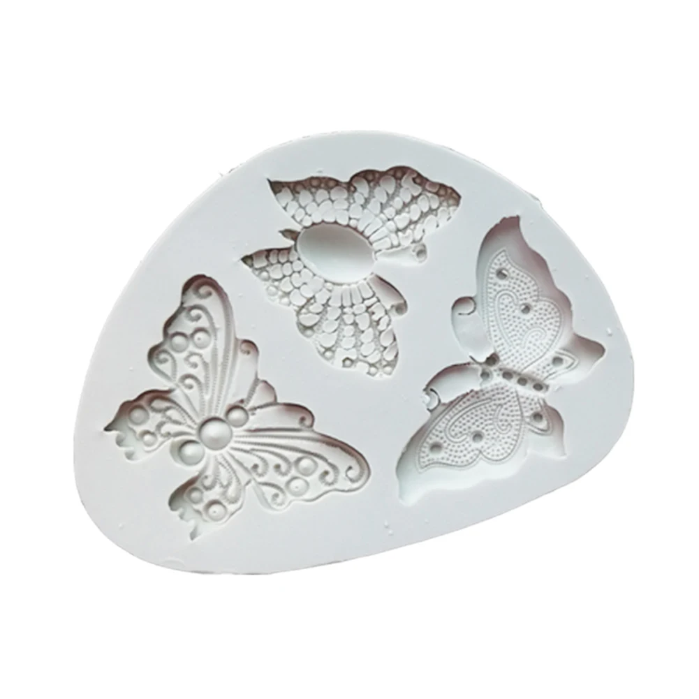 Butterfly Butterflies Fondant Cake Mold Lace Mat Mold Soap Mould