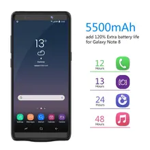 Чехол для аккумулятора для samsung Galaxy Note 8 note 9, чехол для зарядного устройства, внешний аккумулятор для samsung Galaxy S8, S8 plus, S9, S9 plus, чехол