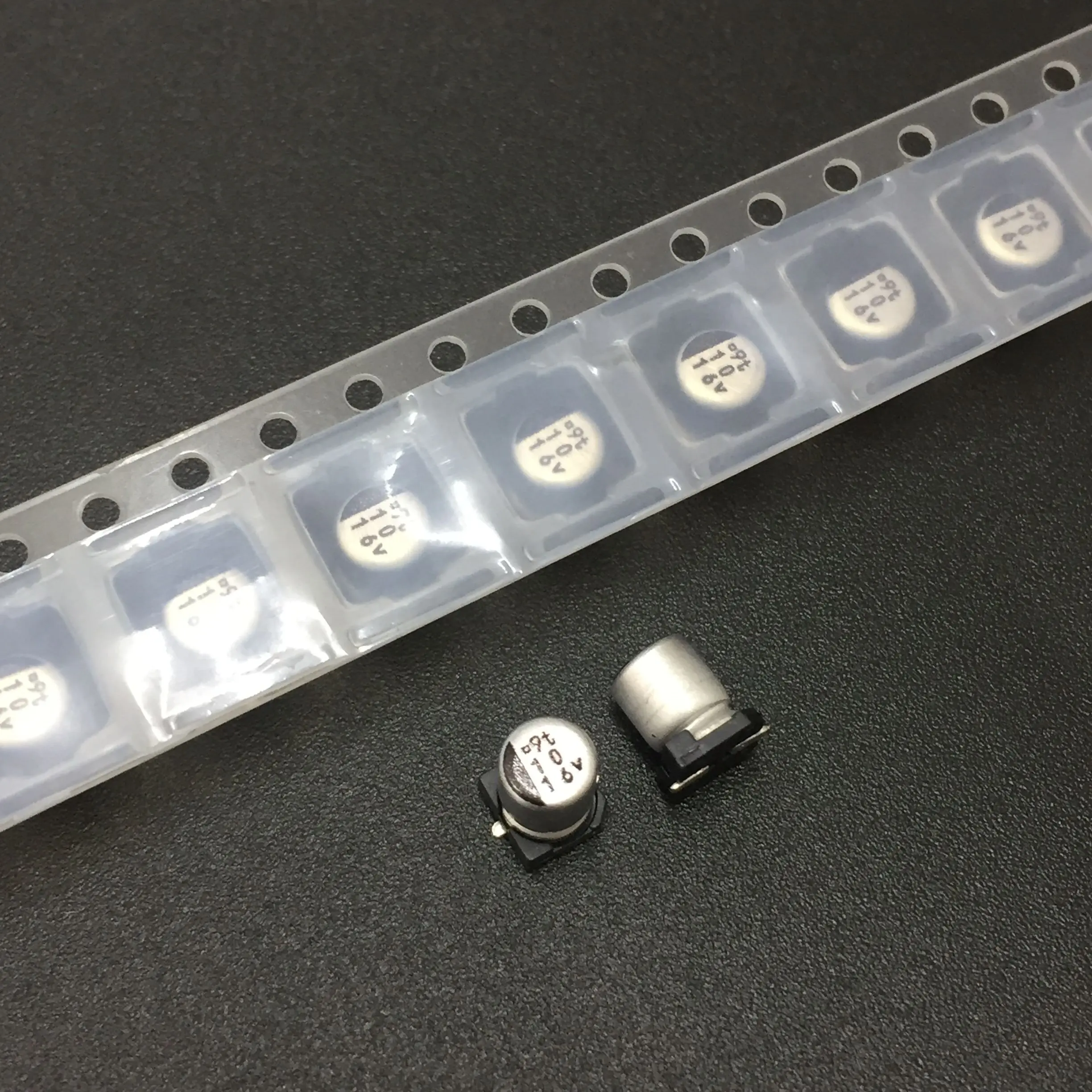 

100pcs 10uF 16V NIPPON NCC MV Series 4x5mm 16V10uF SMD Chip Type motherboard capacitor