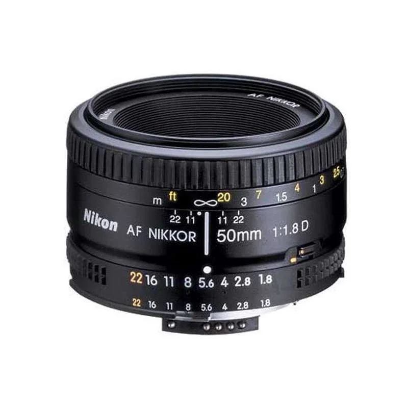 Объектив Nikon AF FX NIKKOR 50 мм f/1.8D для зеркальных фотоаппаратов UV + передние и задние