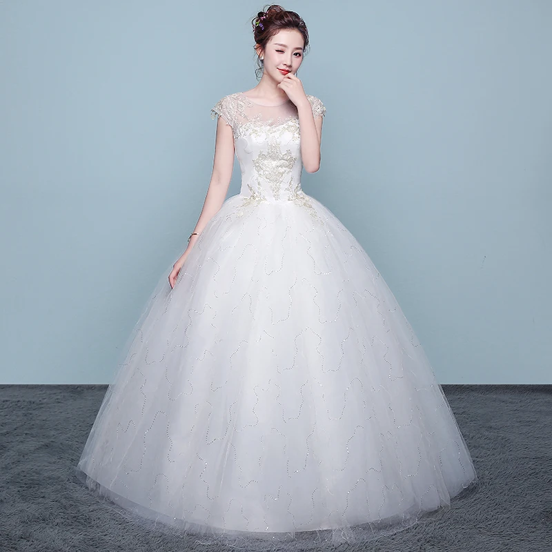 Wedding Dress 2019 New Strap Simple Lace Up Ball Gowns Dresses Large Size Bridal | Свадьбы и торжества