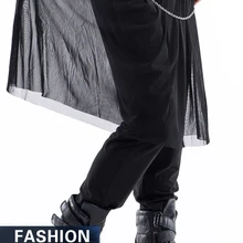 27-44 новая мужская одежда костюм певицы для выполнения повседневные брюки мужские узкие брюки юбка мужские шаровары ds костюмы