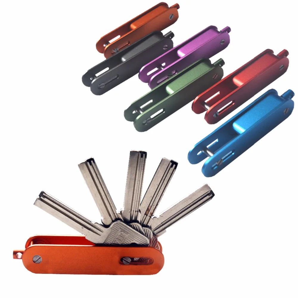 

EDC Smart Key Holder Creative Solid Key Ring Key Chains EDC Kits Hanging Ring Stainless Steel Luxury Convenient Housekeeper