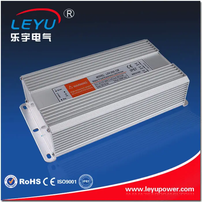 

Waterproof IP67 LED driver LDV-200-12 AC DC single output switching power supply from Chinese factory