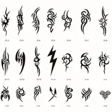 unit21 27 дизайнов Тотем Золотой Феникс временные трафареты для тату-машины Книга для аэрографа краски спрей компрессор комплект