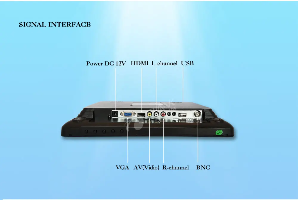 ZB120JC-V593/12 дюймов 1280x800 16:10 широкоформатный HDMI VGA POS машина для заказа промышленный медицинский сенсорный монитор ЖК-дисплей