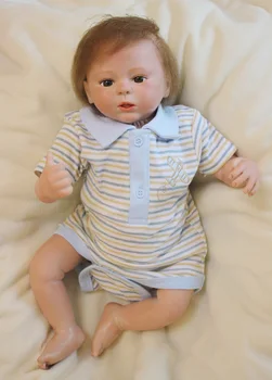 

NPK Bebe Alive 45cm Soft Silicone Reborn Doll Toys 18inch bebes Reborn Toys Lifelike Newborn Juguetes Babies Toys Brinquedos