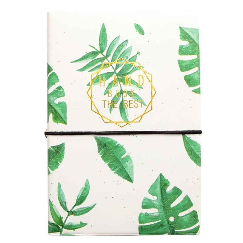 

A6 Simple Notebook Students School Travel Journal Diary Book simple PU leather cover thread binding notebook