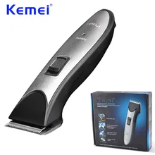 KEMEI электрический триммер профессиональная машинка для стрижки волос перезаряжаемый Электрический съемный триммер для волос салон станок для бритья для мужчин BT-122