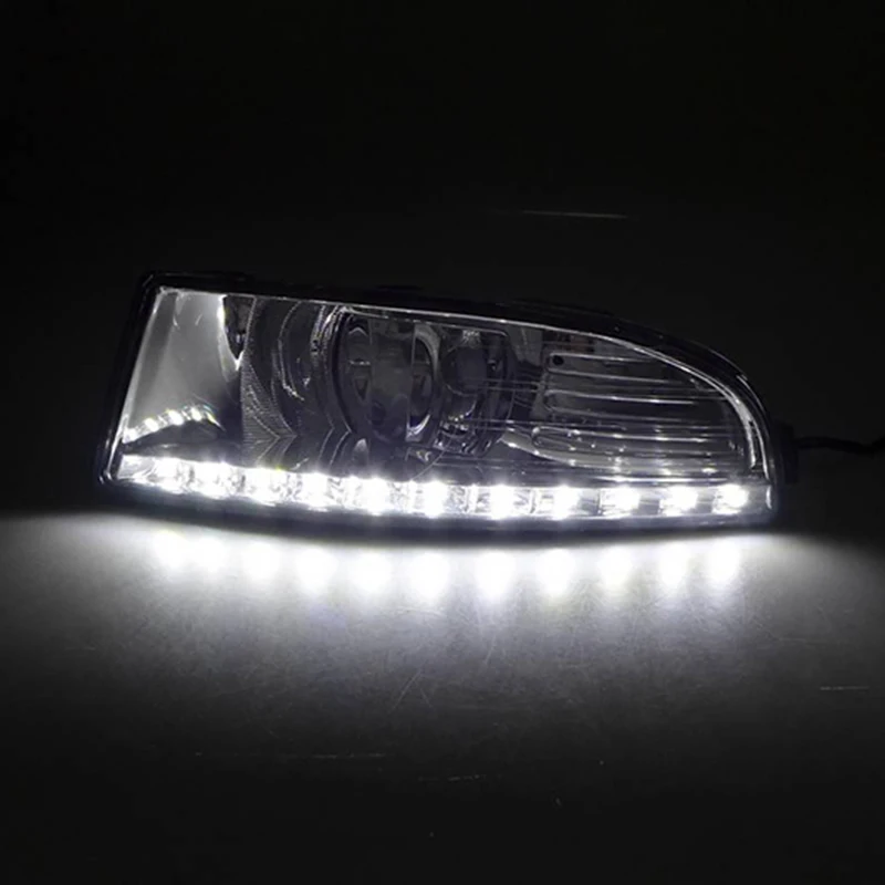 

Car Flashing Waterproof style 12V LED Car DRL Daytime running light with fog lamp hole for SKODA OCTAVIA A5 2010 2011 2012 2013