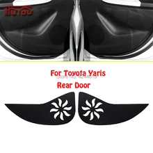 Для Toyota Yaris автомобиля внутри двери Крышка царапинам защиты Анти Kick декоративные колодки автомобиля стикеры 4 шт