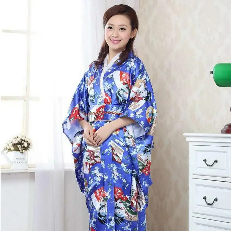 

Oriental cultural dress special day wearing Ladies in Japan clothes new style long dress