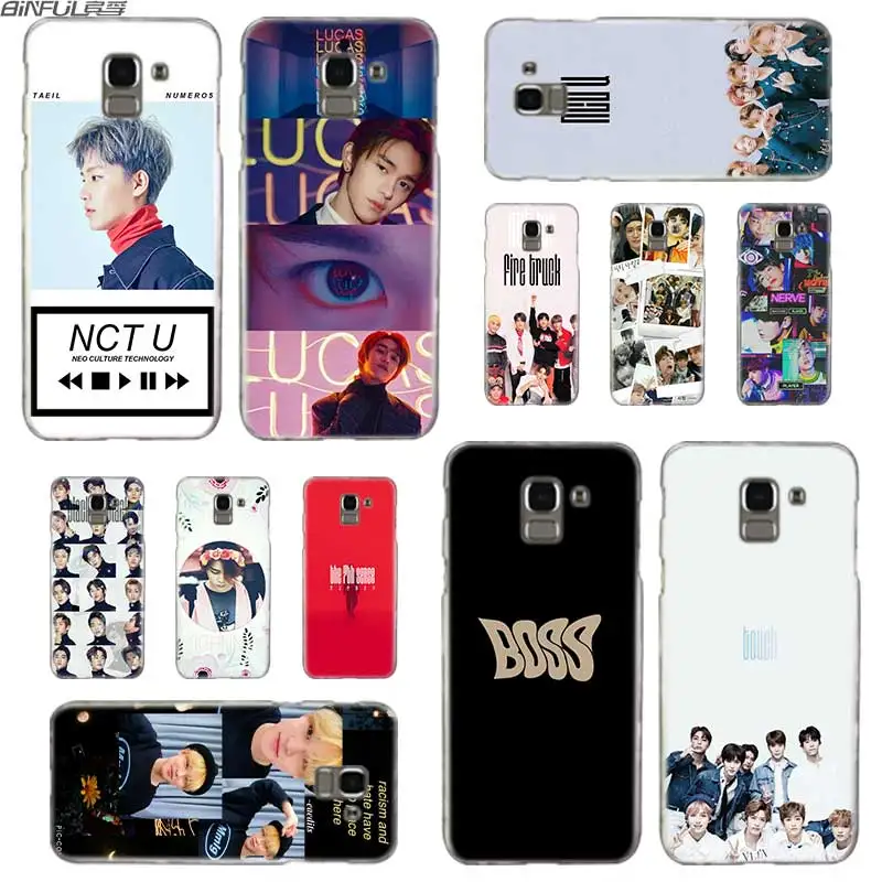 

BINFUL Transparent hard case for Samsung J3 J4 J5 J6 J7 J8 2015 2016 2017 EU 2018 Prime Max Nct U