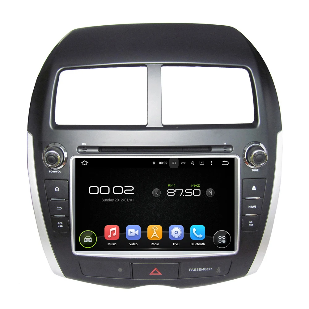 

Android 8.0 octa core 4GB RAM car dvd player for MITSUBISHI ASX 2010-2012 ips touch screen head units tape recorder radio
