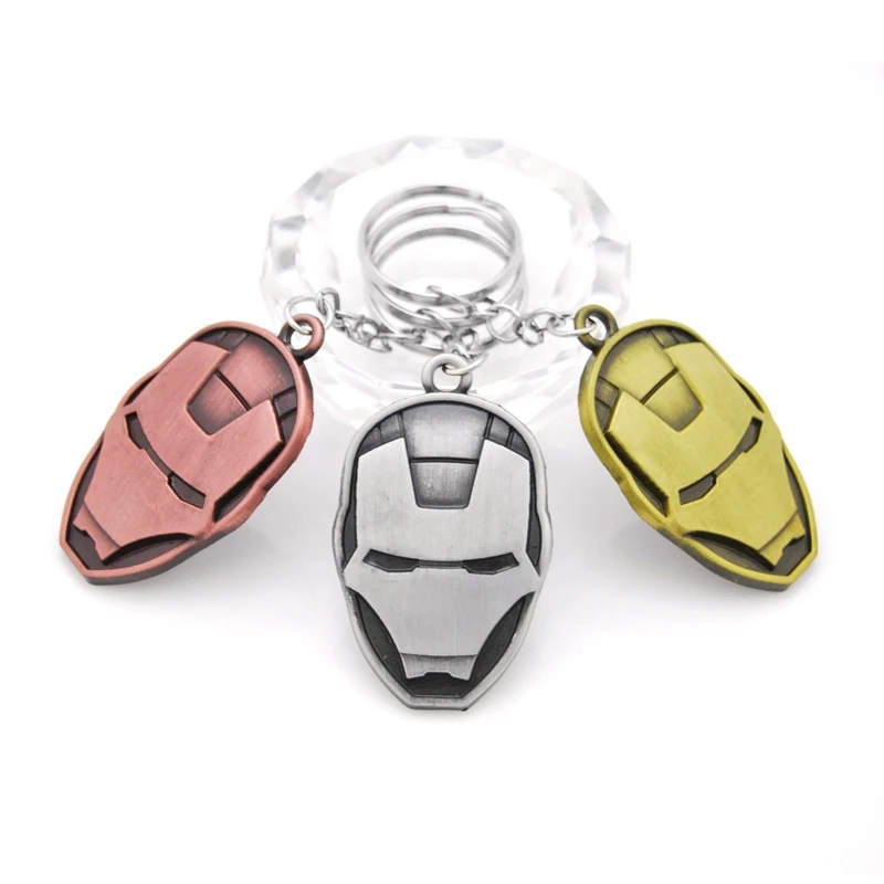 Fashion Superhero Batman Keychain Men Trinket Marvel Spiderman Key ...