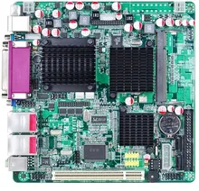 945 motherboard n270 12v dc twin 5 serial itx-m45h fan ipc board