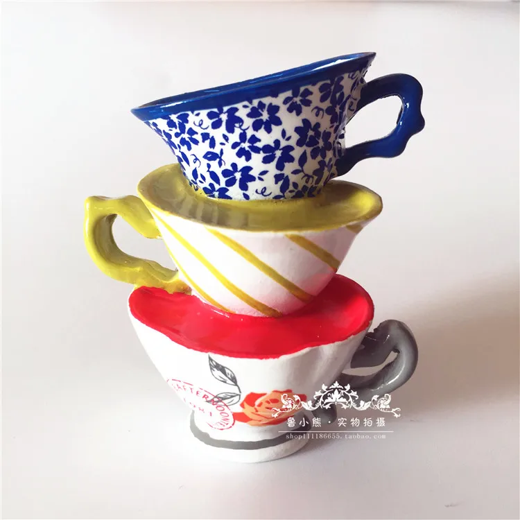 3D Смола Имитация еды холодильник 3D магнит послеобеденный чай сувенир кухонный инструмент холодильник украшение сообщение стикер - Цвет: Светло-желтый
