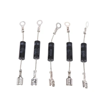 

MEXI 5Pcs/Set Single Diode High Voltage Diode Rectifier Microwave Electronic Parts