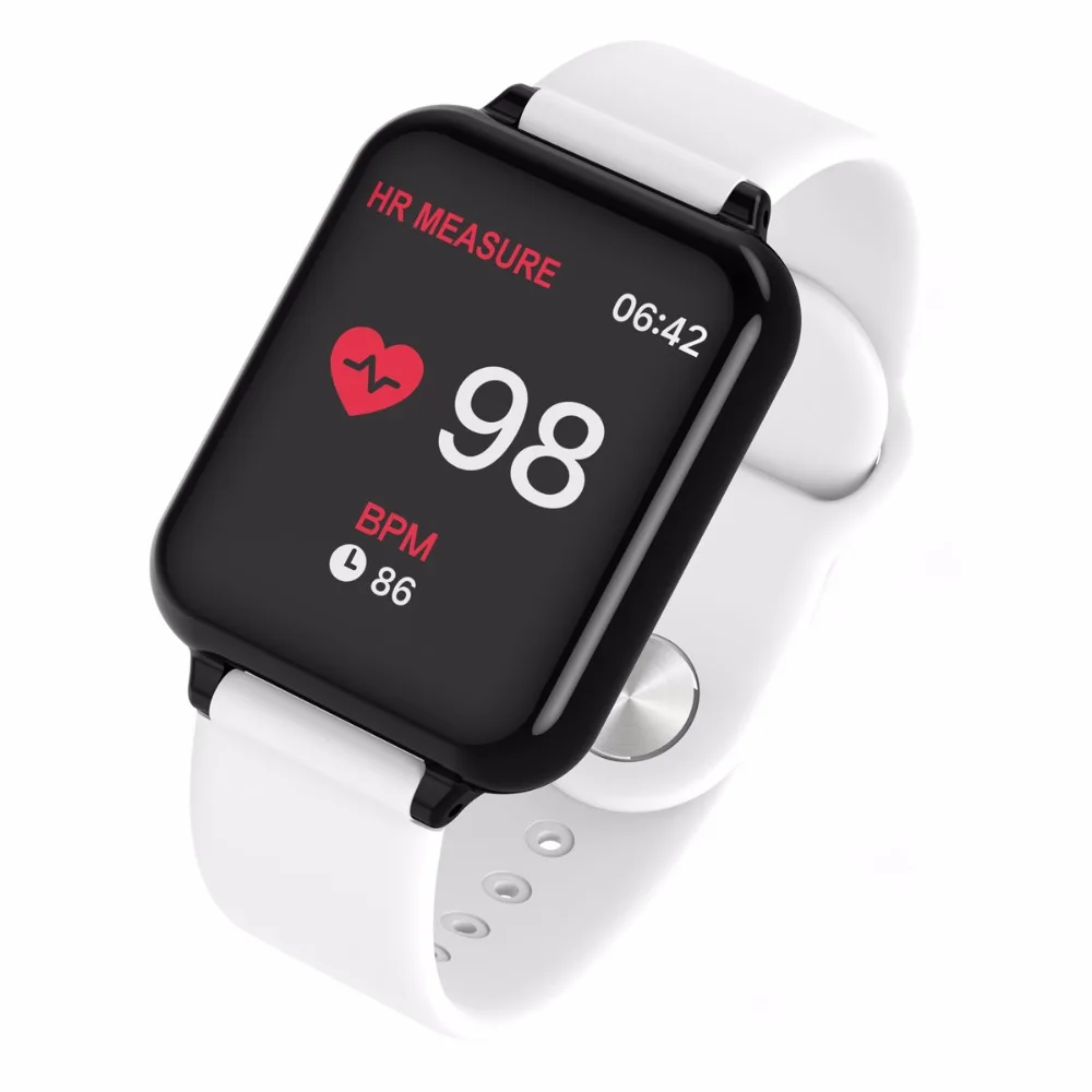 Спортивные умные часы B57, водонепроницаемые часы на системе Android, женские и мужские умные часы с сердечным ритмом, кровяное давление, умные часы для IOS телефона