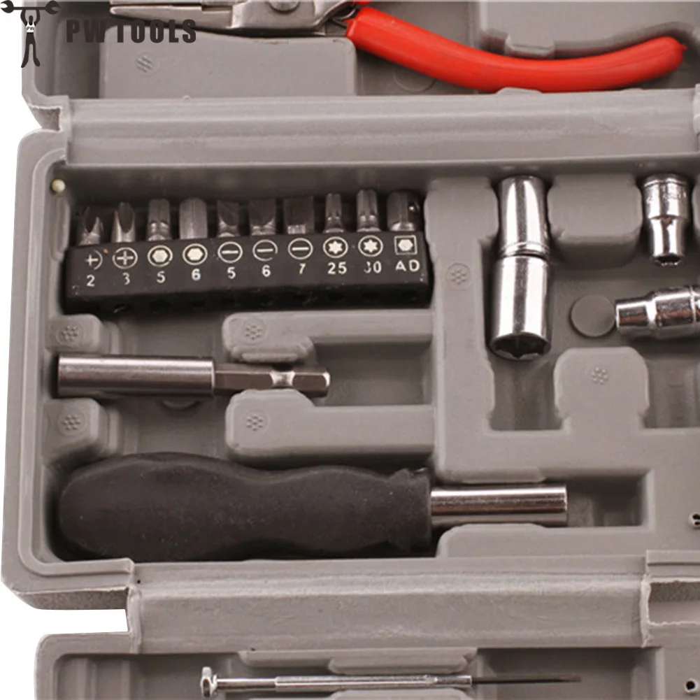 24 Pcs Home Repair Tool Set Pliers Screwdrivers Kit Precision