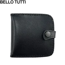 BELLO TUTTI, натуральная свиная кожа, кошелек для монет, Винтажный дизайн, Индивидуальный маленький кошелек, натуральная кожа, для мужчин и женщин, кошелек для монет