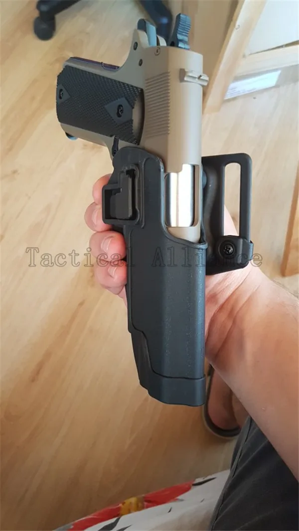 Новая тактическая армейская кобура CQC Colt 1911, кобура для охоты, стрельбы, черный, зеленый, военный страйкбол, ремень, пистолет, кобура 1911