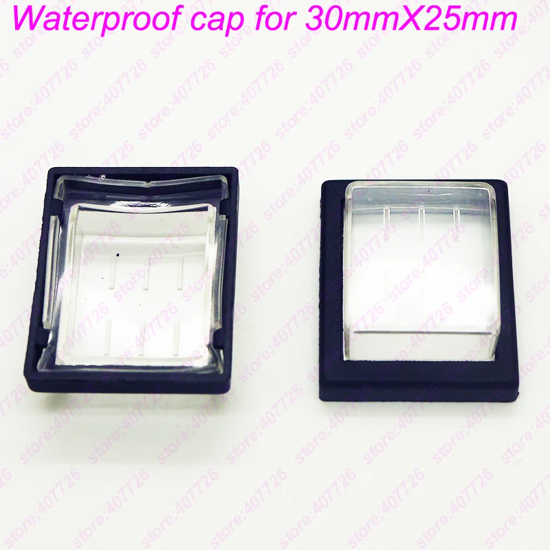 

5PCS Waterproof Caps For Size 30mm x 25mm Rocker Switch Seesaw Power Push Button Switch