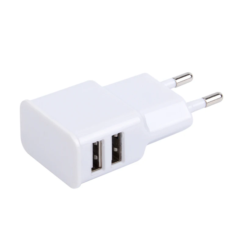 USB wall charger 5V 2A 2 ports EU plug USB wall charger adapter for iphone samsung ipad ipod USB wall charger 5V 2A 2 ports EU plug USB wall charger adapter for iphone samsung ipad ipod